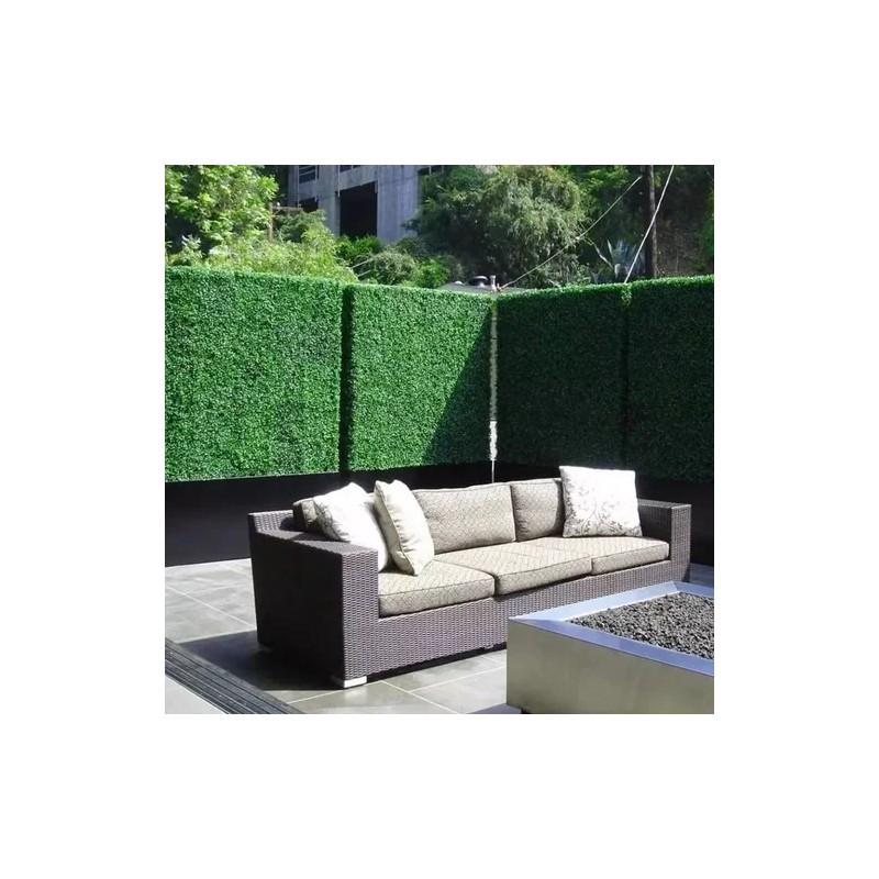 ShopMall Muro Verde Follaje Artificial Sintético 40 Pzs