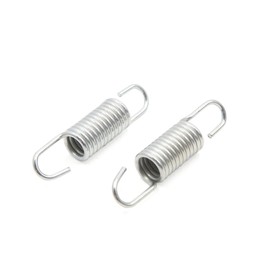sourcing map 2 Pieces 6 cm Length Silver Metal Motorcycle Brake Pedal Return Spring for GS125