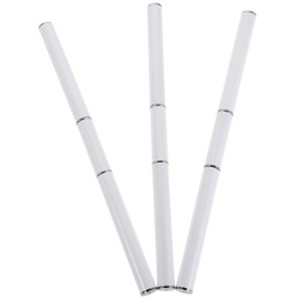 FOMIYES 3pcs Dual Ended Nail Art Pen with Liner Brush and Dotting Tool for Precise Line Work Sculpting Detailing Professional Salon Equipment for Home Manicure DIY