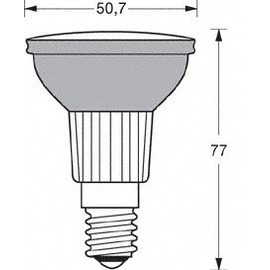 Osram DECOSPOT LED 80002 PAR 16 WT Bulb for all Current E14 Sockets White