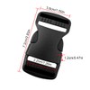 LICQIC Plastic Side Release Buckles, 20 mm/25 mm/32 mm/38 mm/50