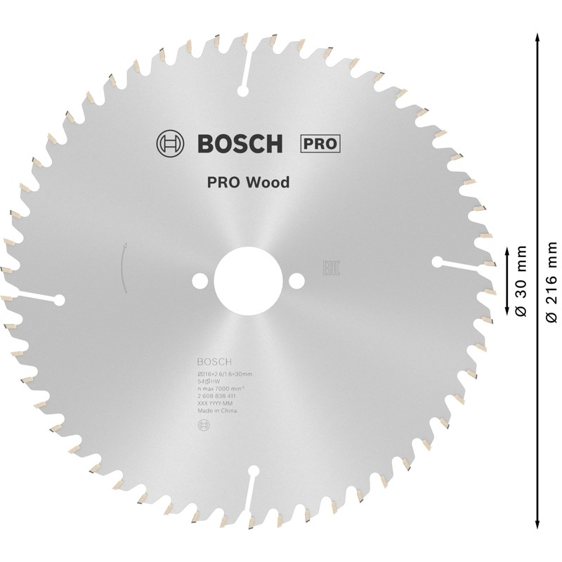 Bosch 1 x PRO Wood Circular Saw Blade for Table