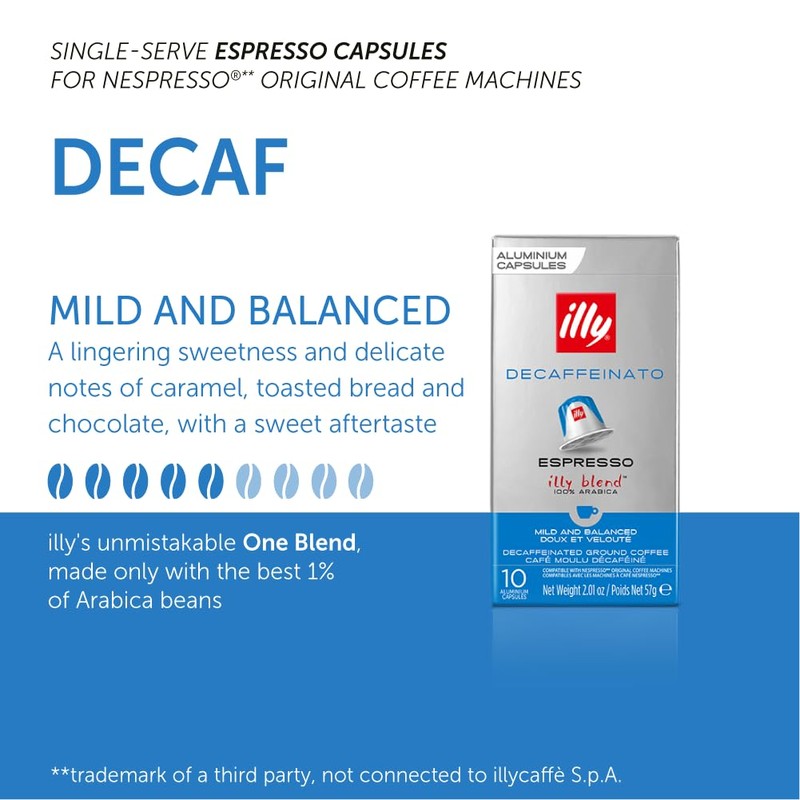 Illy Espresso Nespresso Compatible Single Serve Capsule Coffee Pods -