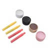 4Pcs Mapping Brow Paste Washable Eyebrows Design Paste White Black