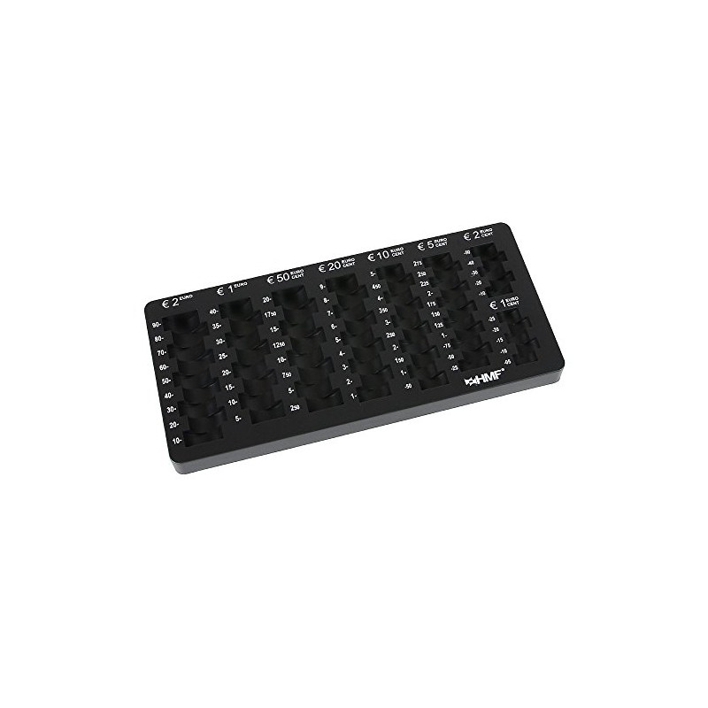 HMF 282-02 EURO Coin Counter Tray, Slanted, 27,5 x 13