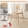 Euqvunn Pack of 26 Clear Chair Leg Caps with Felt