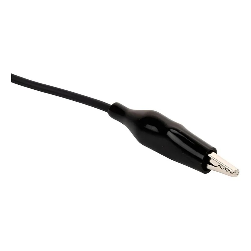 Juego De 10 Cables Con Caimanes Chicos De 26 Cm