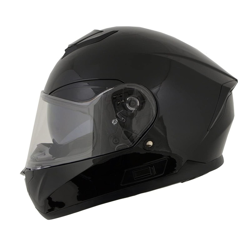 Milwaukee Helmets MPH9836DOT Sweeper Gloss Black DOT Approved Motorcycle Full