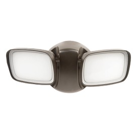 Feit Electric LED Security Light Outdoor, 28W LED Waterproof Flood Light, 2 Head, Wall Mount, Switch Operated, 2000 Lumens, 50,000 Hour Lifespan, Dust to Dawn, Black, S9DFL/850/DD/BZ/V1