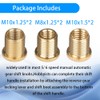 YRMST Shift Knob Thread Adapters Universal M8 X 1.25, M10