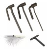 Zuotai 8mm/9mm/10mm 3pcs/set Llave De Válvula De Para Motocicleta