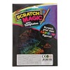 Toi-Toys 47151Z Note Sheets Scratch Foil 'Rainbow Colors' + Template