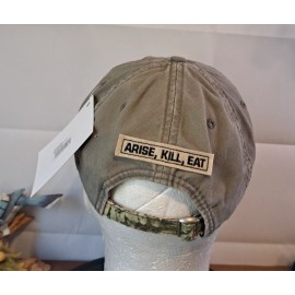 The Game Duck Commander Distressed Cloth Baseball Cap ARISE, KILL, EAT