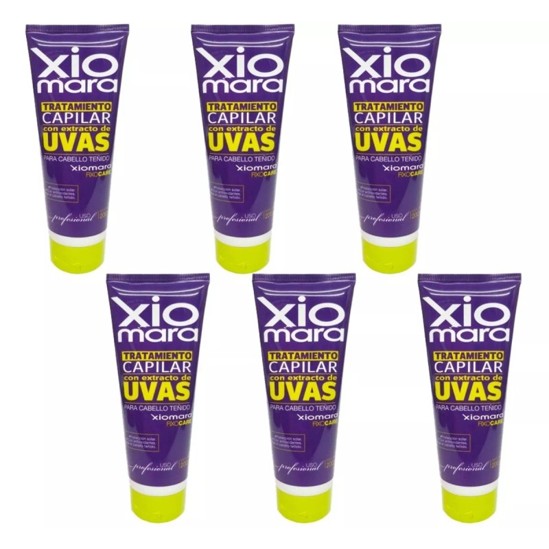 Xiomara Tratamiento Con Extracto Uva Cabello Teñido 200g 6pz
