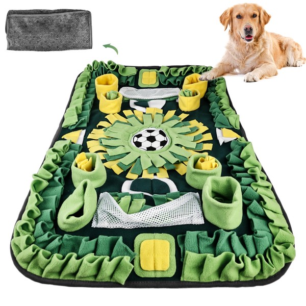 Molbory Sniffing Rug for Dogs, Large, Sniffing Mat for Dogs, Intelligence Toy, Sniffing Blanket, Non-Slip Pet Sniffing Rug, Intelligence Toy for Dogs, Cats, 73 x 50 cm