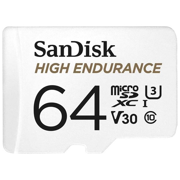 SanDisk SDSQQNR-064G-GH3IA 64GB UHS-I Class 10 U3 V30 Micro SD Card Compatible with Dash Cam