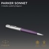 PARKER BOLIGRAPH KUGELS. SONNET METAL&VIOLET C.C. M