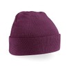 Beechfield B45 Original Cuffed Beanie - Plum - One Size