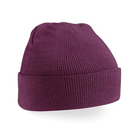 Beechfield B45 Original Cuffed Beanie - Plum - One Size