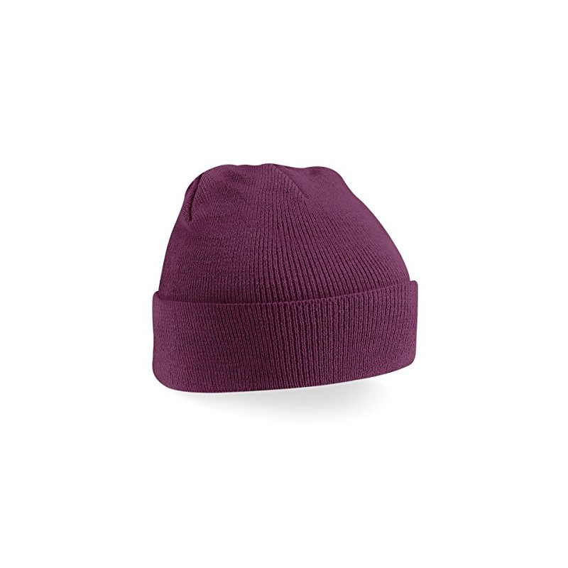 Beechfield B45 Original Cuffed Beanie - Plum - One Size