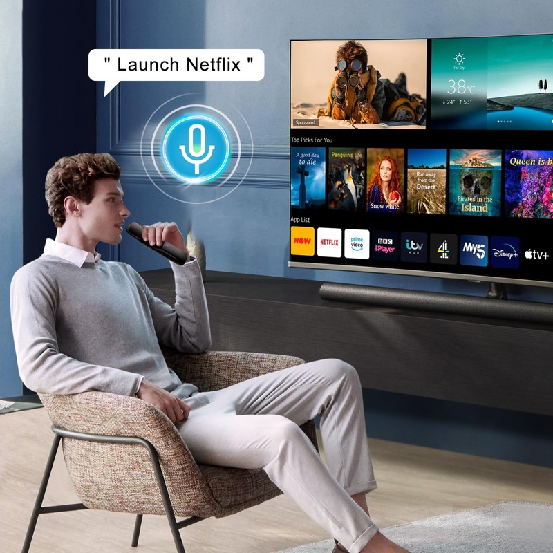 Voice Magic Replacement for LG-Smart-TV-Remote-Control 2018-2024,Universal for LG-Magic-Remote with Voice