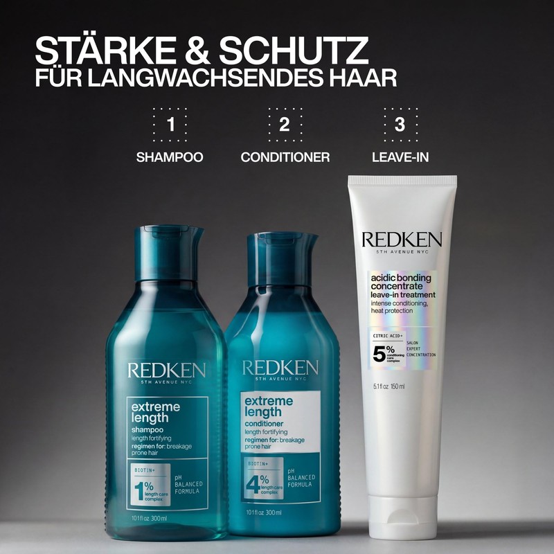 Redken Extreme Length Shampoo: Hair Growth Shampoo with Biotin