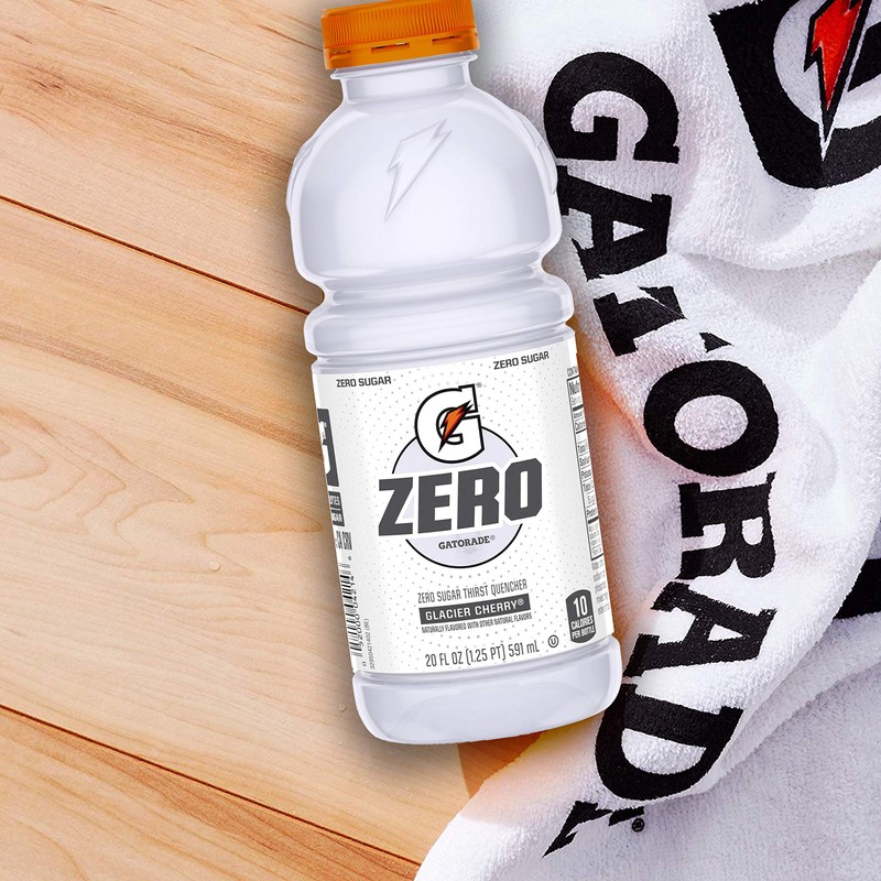 Gatorade G Zero Thirst Quencher, Fruit Punch, 12oz Bottles (6