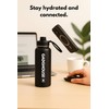 GadgHouse 40oz Stainless Steel Water Bottle with Magnetic Phone Holder,