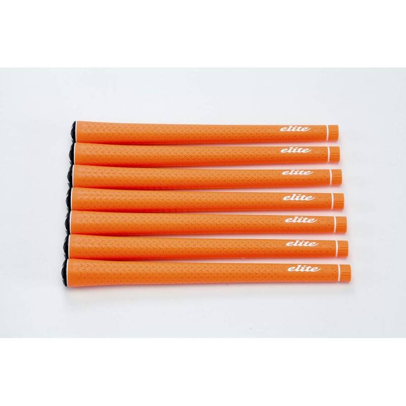 elitegrips Y360°s Golf Grips, Set of 7, Wild Orange with