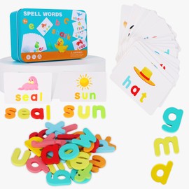 OSLINE Toys for 2 3 4 Year Old Girls Boys Gifts,Educational Toys for 2-3 Year Olds,Alphabet Spell Preschool Learning Toys,Montessori Toys for 3 Year Olds