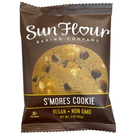 Sun Flour Baking Company S'Mores, Vegan, Non GMO, 3 oz (3oz, S'mores) 12 Pack