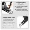 Metal Premium Adjustable Nail Clippers with Magnets Sizers Manicure Sharp