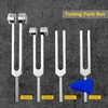 Tuning Fork Set 4 Pcs 128Hz 256Hz 512Hz 528Hz Tuning
