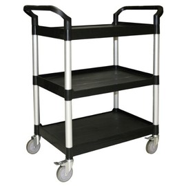 3-TIER BUS CART, BLACK (KD)
