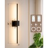 SURAIELEC Battery Operated Wall Sconce Set of Two, 28 Inch