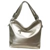 Zzfab Mirror Rhinestone Bling Purse Sparkle Handbag B3169181-PT Silver Grey