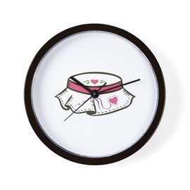 CafePress Embroidery Hoop 10" Wall Clock for Livingroom, Kitchen, or Office