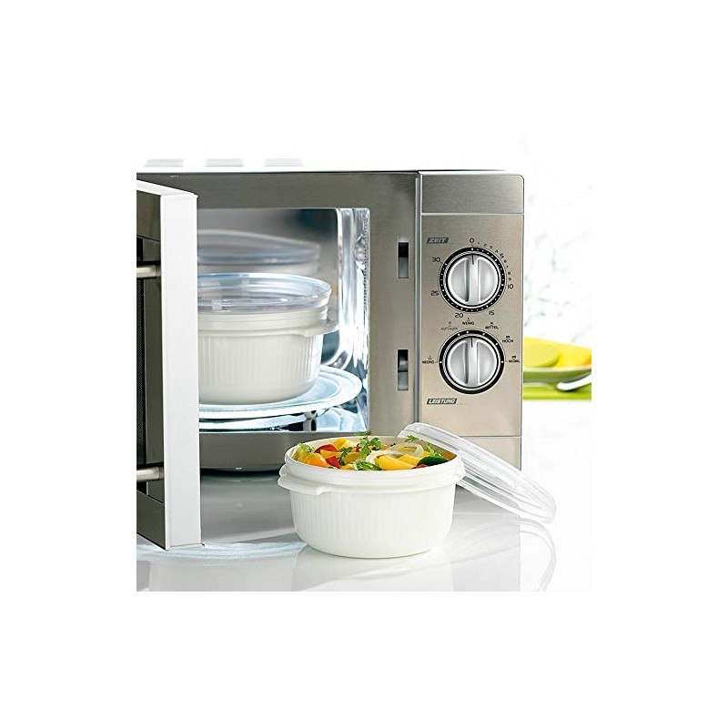 Emsa Micro Family 509741 3-Piece Food Container Set 0.5 /
