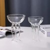 Magic Ocean Jellyfish Glass Cup Colorful Cocktail or Martini Cup