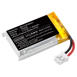 Yunwa 702030 Battery 400mAh LI-PO Rechargeable Battery with PH2.0mm/2Pin Connector