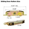 2pcs Heavy Duty Sliding Patio Door Rollers Replacements Hardware Kits,