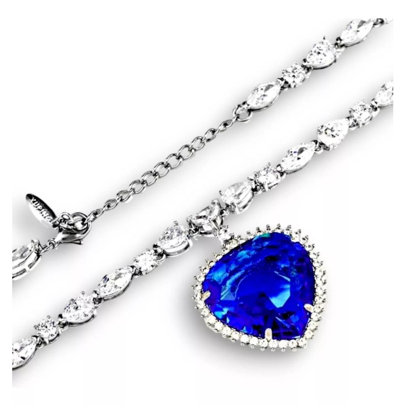 Dtup Collar Corazón Del Mar Titanic Joyería De Importación