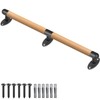 SELEWARE 52 Inch Wood Handrail Indoor Stairs Handrail Wall Mount