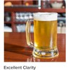 Mozingo~ Beer Mugs for Freezer Bulk Glass Steins with Handle