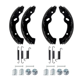 iLSKW EZGO Brake Shoes Pads Brake Spring Kit Fits EZGO TXT/Medalist 1997-2008 Fit Workhorse 800 Gas 1997-2012, Yamaha G14,G16,G19 1995-2002 Replace OEM 27943G01 27945G01 70795G01