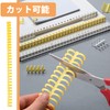 EUSTACE 12 Pcs 30 Holes Loose Leaf Ring Loose Leaf