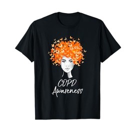 COPD Awareness T-Shirt Butterflies Gift Shirt T-Shirt