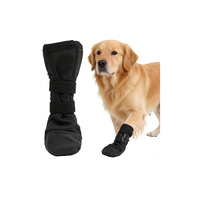 Botas de recuperación para perros para patas lesionadas, zapatos transpirables