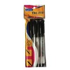 SAINO 5 x 0.7mm Tip Tri-Fit Triangular BLACK Ballpoint Pens
