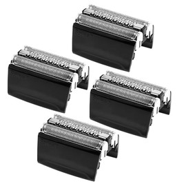 Pack of 4 Replacement Shaving Heads Compatible with Series 5, 52B Razor Heads Replacement Blades Blades Razor Head for Series 5 5090cc, 5070cc, 5050cc, 5020s, 5030s, 5040s etc. (52B, Black)